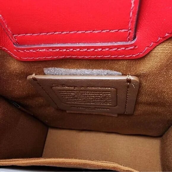Coach Disney Colab. North South Mini Tote w Minnie Mouse Red Spec. Coll. NEW - Picture 10 of 13